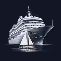 a large boat that is in the water