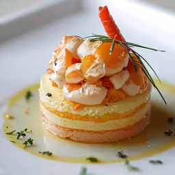 a piece of food sitting on top of a plate