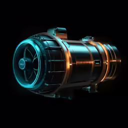 an industrial and futuristic design camera lens