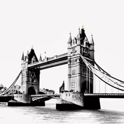 an image of a bridge in the middle of water