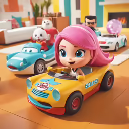 disney cars are in the play room
