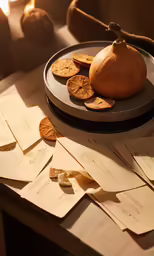 some type of cheese is on a plate