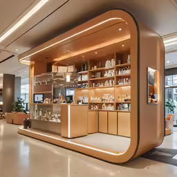 the inside of a store showing various shelves of bottles