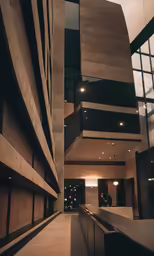people in the entrance way to a building