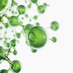a close up of bubbles and a drop of water