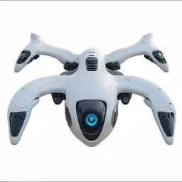an airplane that has been made into a flying object