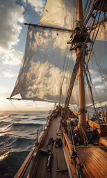 the back end of a boat that is in the water