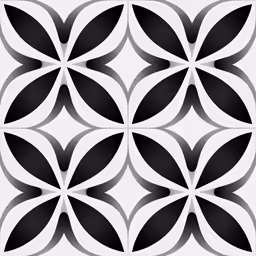 an image of a flower in black and white