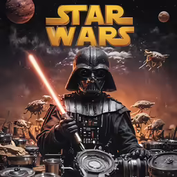 the cover for star wars, which is set in space