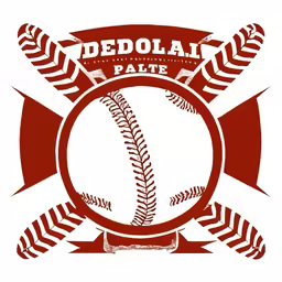 the logo for the red softball team