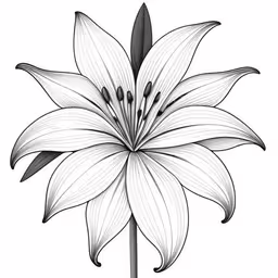 a black and white photo of a flower,the black and white flower is very large