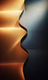 a black and orange background with lines on it