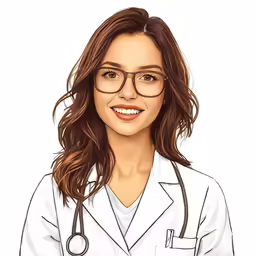 an image of a smiling female doctor