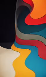 a large group of colorful shapes sitting on top of a table
