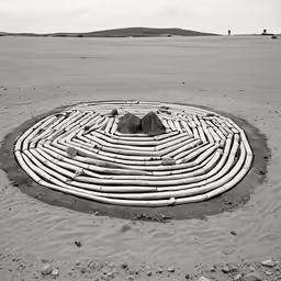there are many pipes that have formed into an odd shape