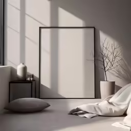 an empty bedroom with an open sliding door