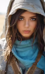 a woman wearing a hoodie is posing for a photo