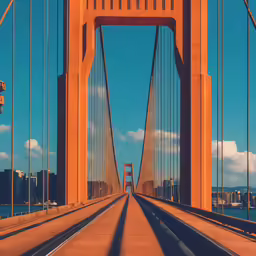a view of a bridge across the water