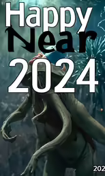 a poster featuring an animal wearing a snake like costume
