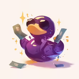 a character with sunglasses and a remote sitting on a pillow