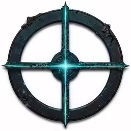 the cover for a cd with an aqua green design on it