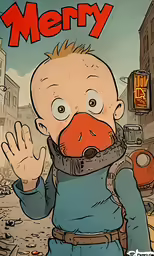a person that is holding his hand up