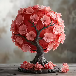 this paper - work is made to look like a red tree