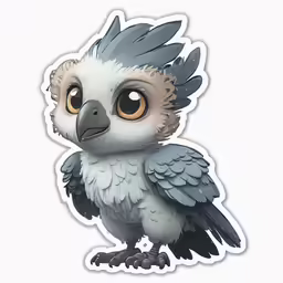 an image of a sticker with an owl