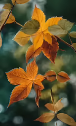 the leaves on this tree are changing colors