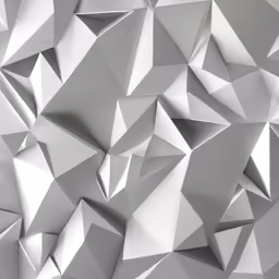 a very large complex grey surface covered in triangles