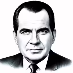 black and white photo of a man in a suit and tie