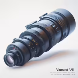 this photo shows the front of a camera lens and the focal body of the lens