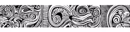a drawing with black and white lines that have been drawn