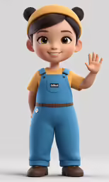 the cartoon character with an adorable look on his face