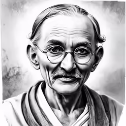 a black and white portrait of an elderly man