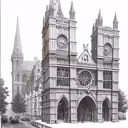 an old fashioned black and white photo with a clock