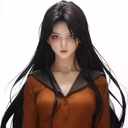 an image of a women head in anime form