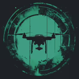 an image of a warhammer flying in the air