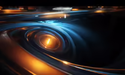 a motion blur photo is being taken of the road