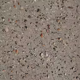 there is gravel that is very high up