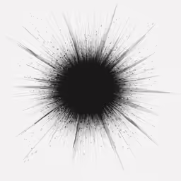 a white background with black spots of lines