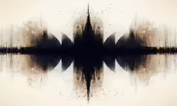 an artistic photograph is shown that shows the lines on the water