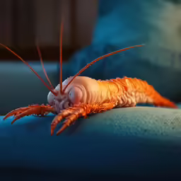 the large white animal has very sharp claws