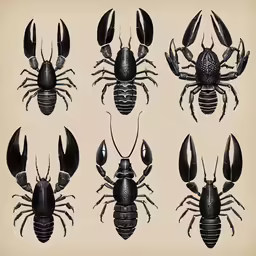 an image of different kinds of bugs and insects