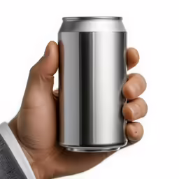 person holding an open can of beverage