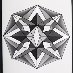 a drawing of a kaleiphatric figure