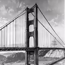 a very long bridge over some water