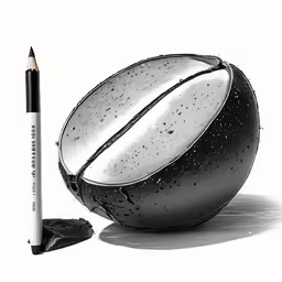 a photo of an item being used by a pencil