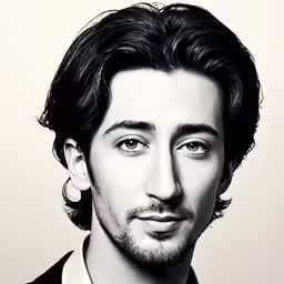 the man is very close to his face
