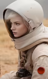 an image of a woman in space suits